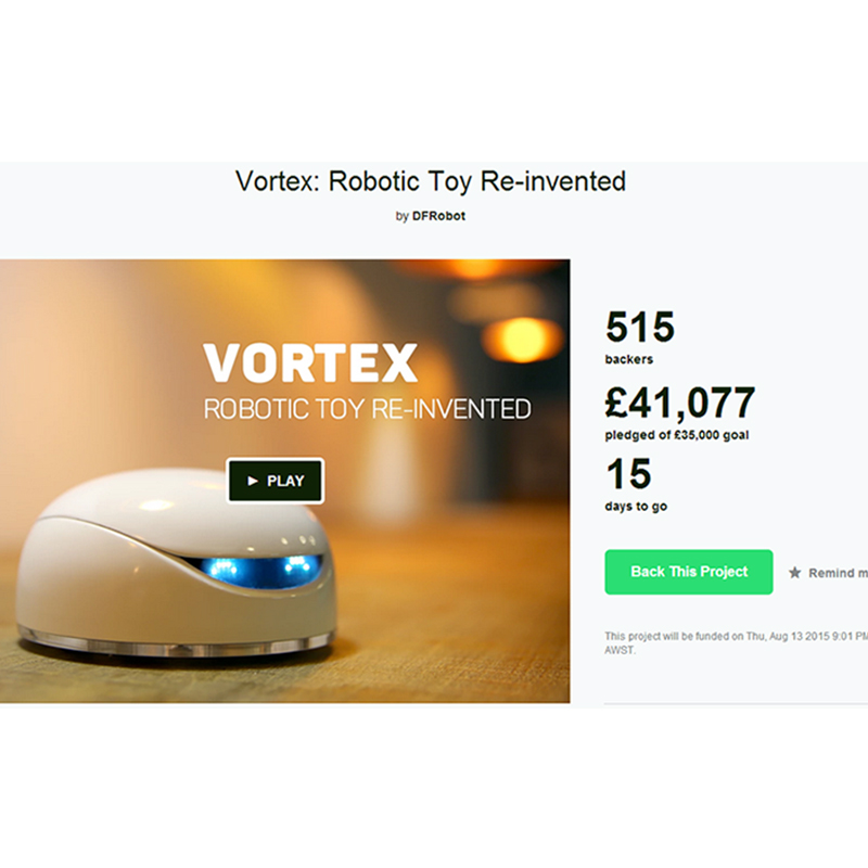 由木馬團隊打造的VORTEX智能機器人在美Kickstarter眾籌成功?。?>
					</div>
					<div   id=